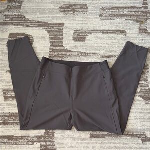 Athleta Charcoal Slim Fit Athletic Pants Athleisure Casual Workout Fitness SZ 16